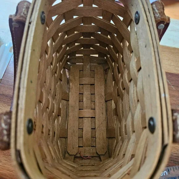 longaberger small boardwalk basket purse signed - Picture 2 of 9